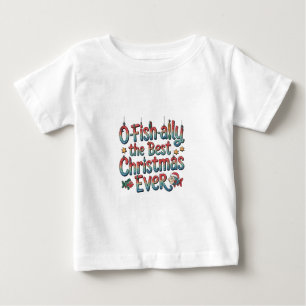 Officiellt Bästa julen någonsin Fiske Jul T Shirt
