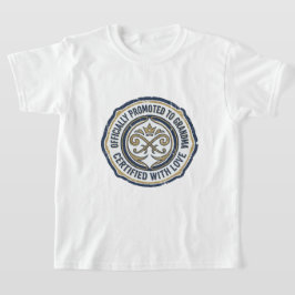 Officiellt befordrad till mormor-annons t shirt