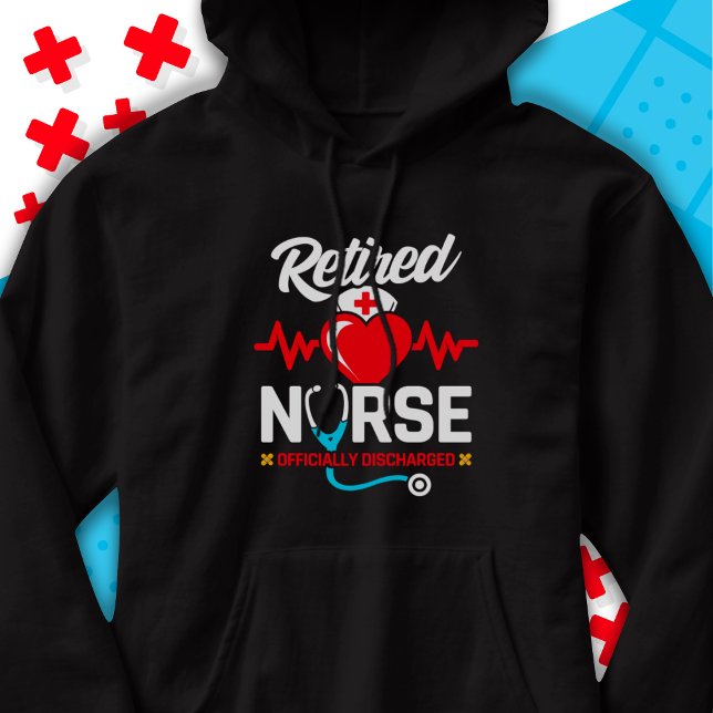 Officiellt bortförd pensionerad Nurse Pension Hoodie (Skapare uppladdad)