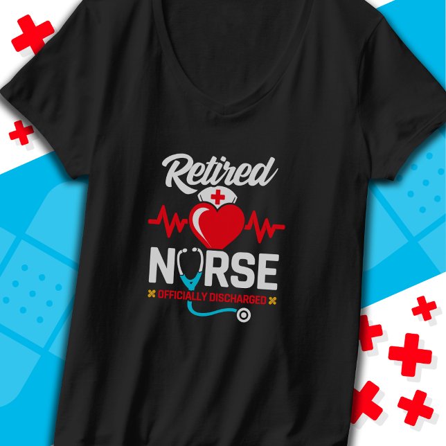 Officiellt bortförd pensionerad Nurse Pension T Shirt (Skapare uppladdad)