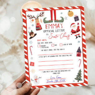 Officiellt brev till Tomte julenattens post