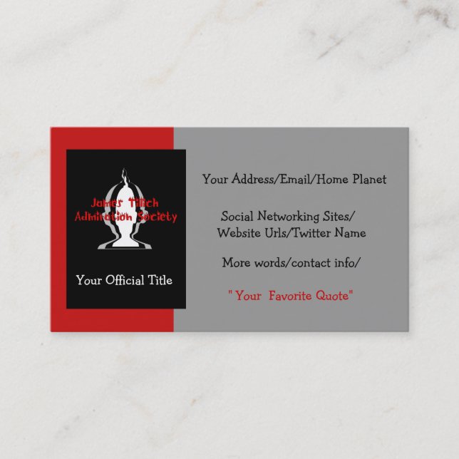 Officiellt Din Visitkort (Framsida)