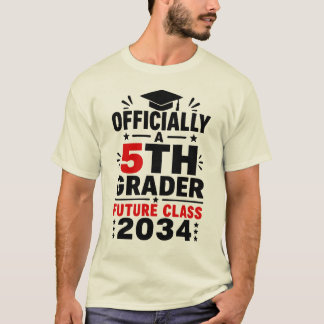Officiellt en 5:e klass Future Class of 2034 T Shirt