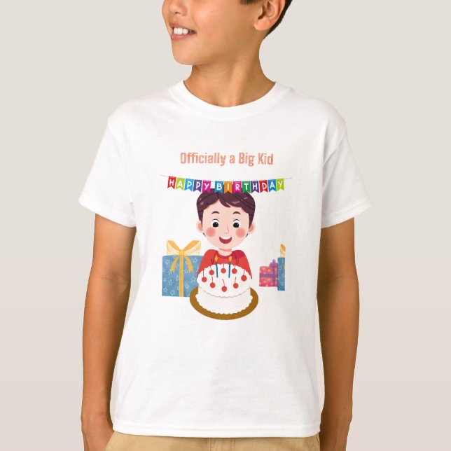 Officiellt en Big Kid T Shirt (Framsida)