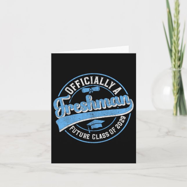 Officiellt en Freshman Cl på 2029 första dagen på  Kort (Framsida)