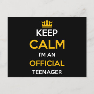 Officiellt en tonårsgåva vykort