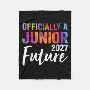 Officiellt en yngre framtida kl. 2027 Tie Dye Fleecefilt