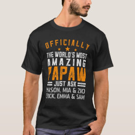 Officiellt Fantastisk Papaw Anpassningsbar T Shirt