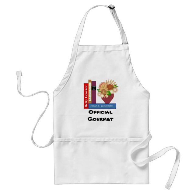 Officiellt gourmet- kokbokförkläde förkläde (Framsidan)