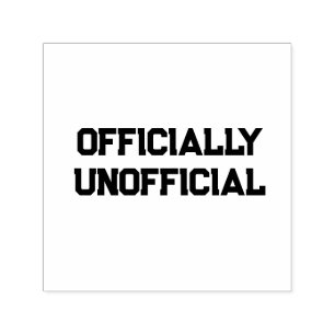 Officiellt Inofficiell Självfärgande Stämpel