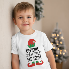 Officiellt julteam för tomtens tomte t shirt