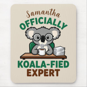 Officiellt Koala-certifierad Expert Rolig Kaffe-sk Musmatta