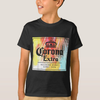 Officiellt licensierad Corona Extra Square Logotyp T Shirt