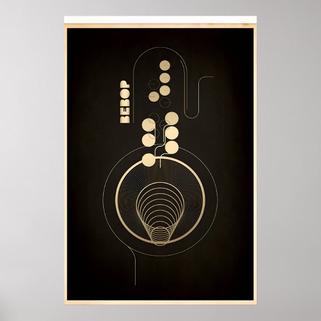 Officiellt Licensierad Jazz Bebop Finkonsttryck Poster (Framsidan)
