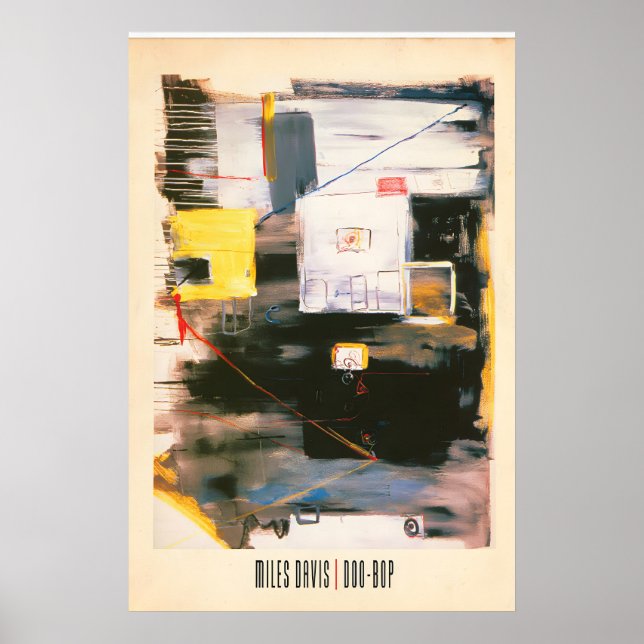 Officiellt licensierad Miles Davis DooBop Print Poster (Framsidan)