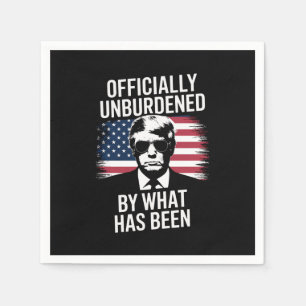 Officiellt obelastad av det som har gått pappersservett