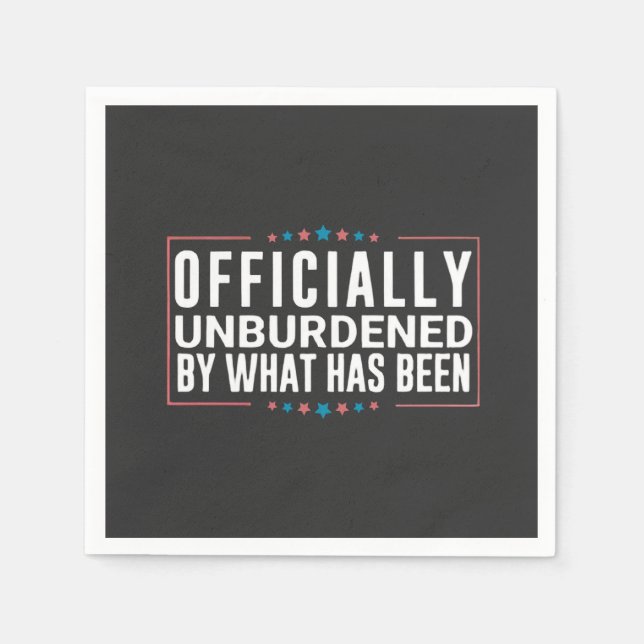 Officiellt obelastad av det som har gått pappersservett (Framsidan)