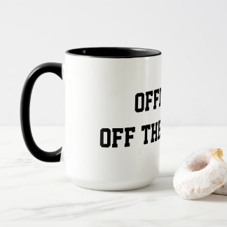 "Officiellt Off The Record" Domstol reporter kaffe Mugg