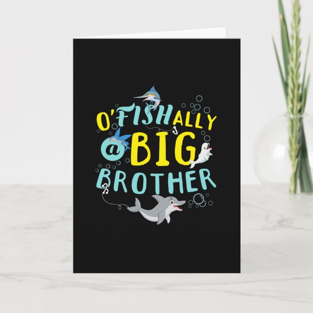 Officiellt - O'Fishally a Big Brother Pun Kort (Framsida)