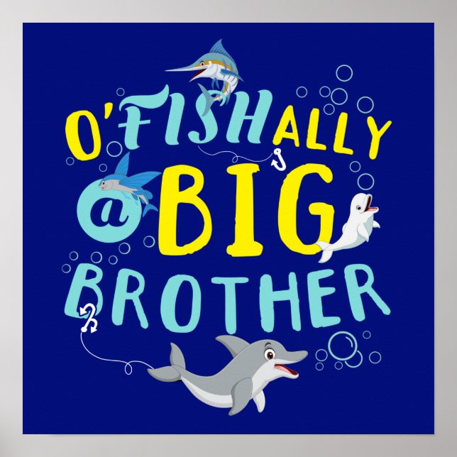 Officiellt - O'Fishally a Big Brother Pun Poster (Framsidan)