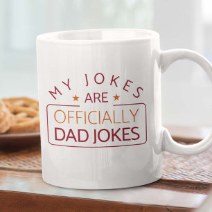 Officiellt Pappa Jokes Kaffemugg