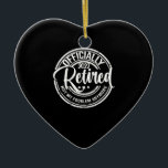 Officiellt pensionerad 2022, inte längre mitt prob julgransprydnad keramik<br><div class="desc">1</div>