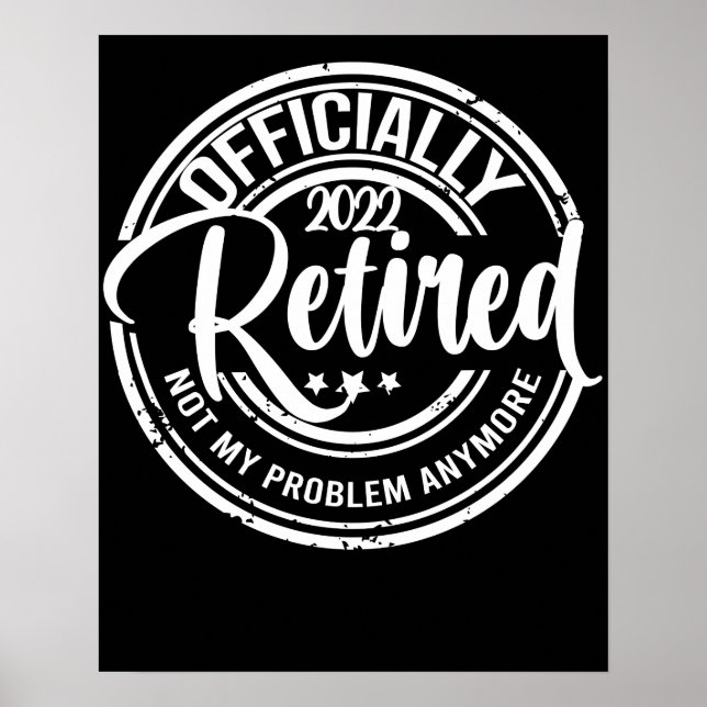 Officiellt pensionerad 2022, inte längre mitt prob poster (Framsidan)