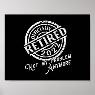 Officiellt pensionerad 2022 Pension Party pensione Poster