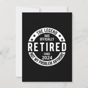 officiellt pensionerad 2024 inbjudningar