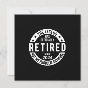 officiellt pensionerad 2024 inbjudningar