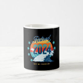 Officiellt pensionerad 2024 kaffemugg