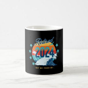 Officiellt pensionerad 2024 kaffemugg