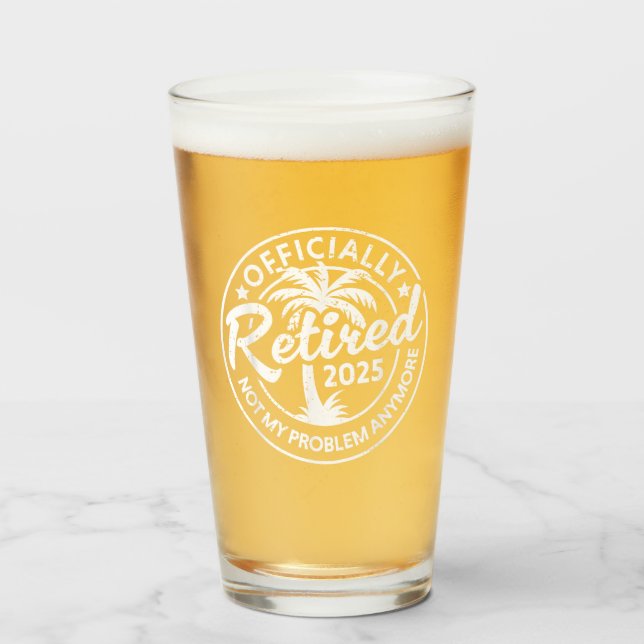 Officiellt pensionerad 2025, inte längre mitt prob glaskopp (Framsida fylld)