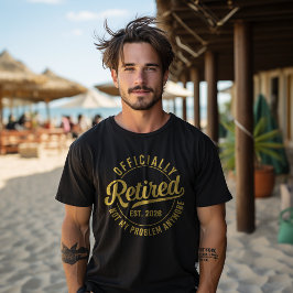 Officiellt Pensionerad 2026 Inte Mitt Problem Läng T Shirt