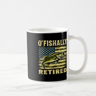 Officiellt Pensionerad Fisk O-fisk-ally Pensionera Kaffemugg