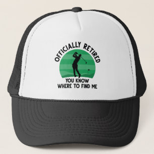 Officiellt pensionerad Golf Keps