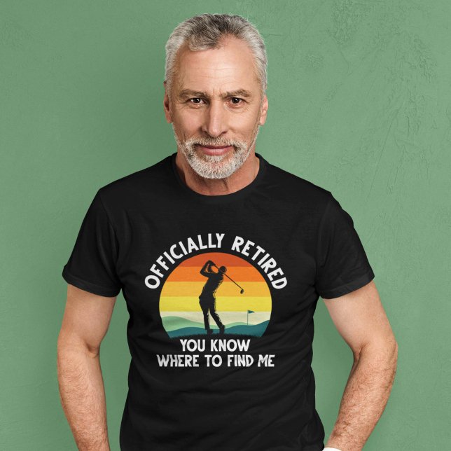 Officiellt pensionerad Golf T Shirt (Skapare uppladdad)