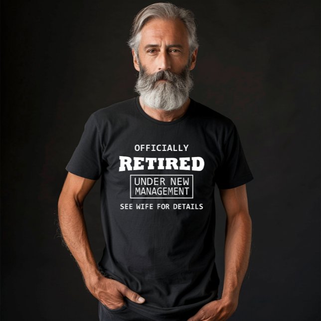 officiellt pensionerad inom ramen för ny förvaltni t shirt (Skapare uppladdad)