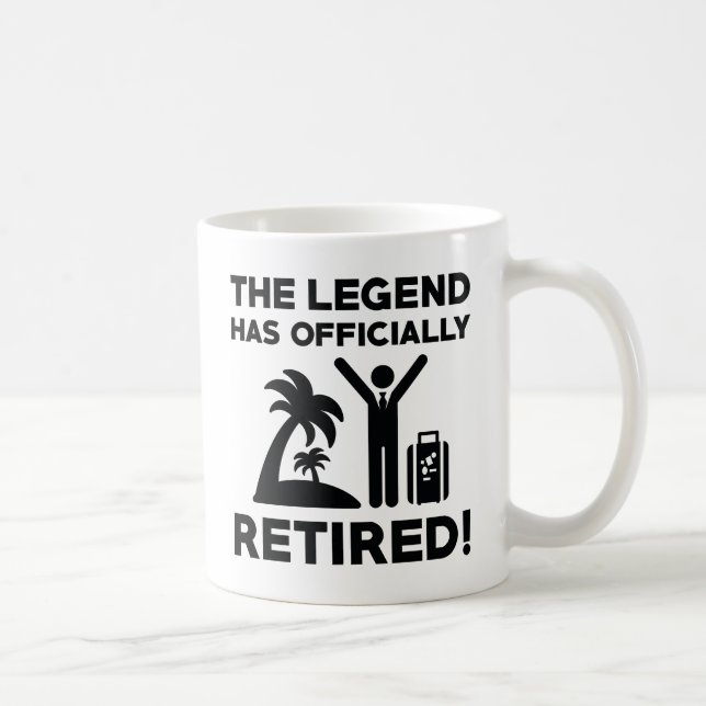 Officiellt Pensionerad Kaffemugg (Höger)