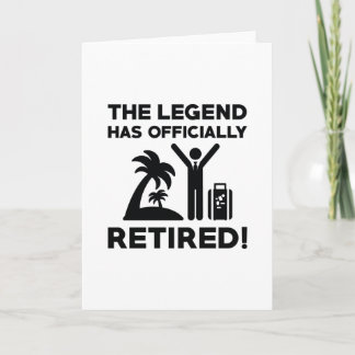 Officiellt pensionerad kort