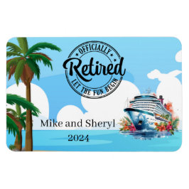 Officiellt pensionerad Stateroom Door Magnet