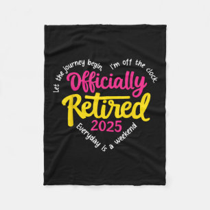 Officiellt pensionerade 2025 Heart Manar Women Fleecefilt