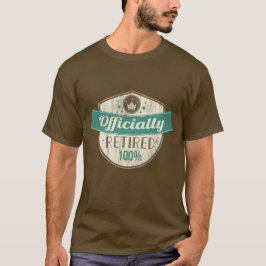 Officiellt pensionerat, 100 procent vintagepension t-shirt