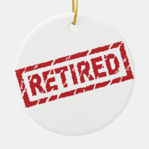 officiellt pensionerat julgransprydnad keramik