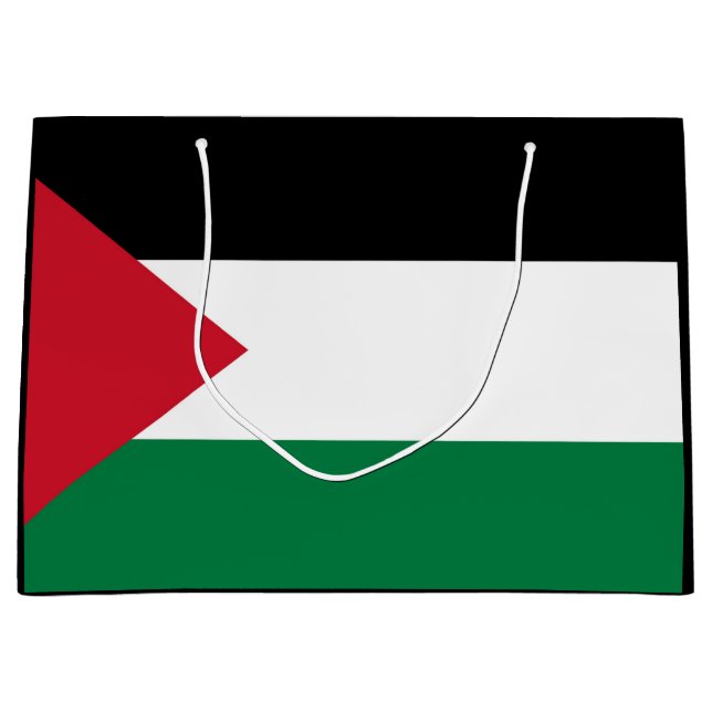 officiellt Staten Palestina landsflagga (Framsidan)