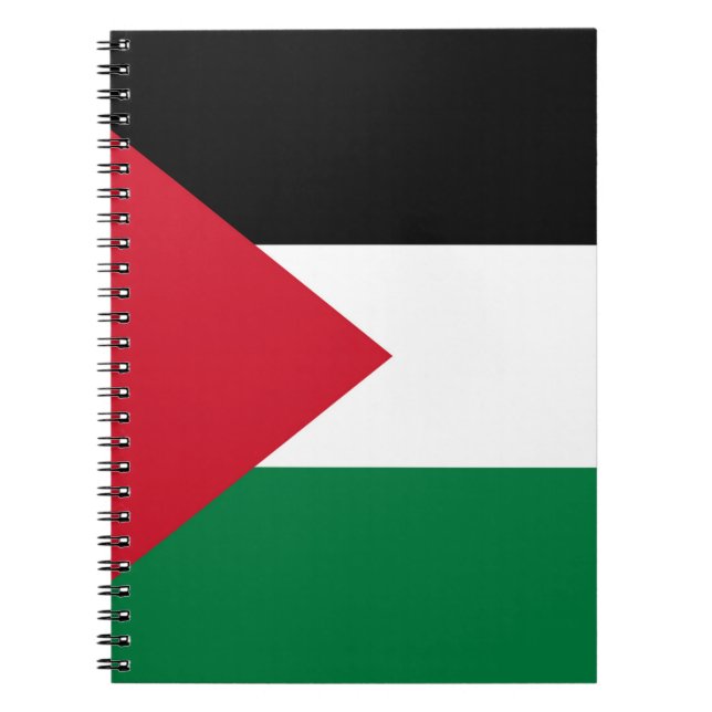 officiellt Staten Palestina landsflagga Anteckningsbok (Framsidan)