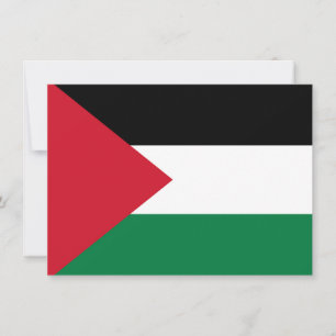officiellt Staten Palestina landsflagga Tack Kort