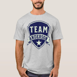 "Officiellt team" Namn förälder Gotcha-dagen T Shirt