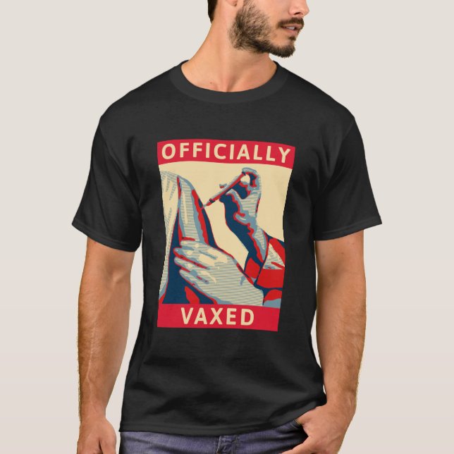 Officiellt vaccinerad t shirt (Framsida)
