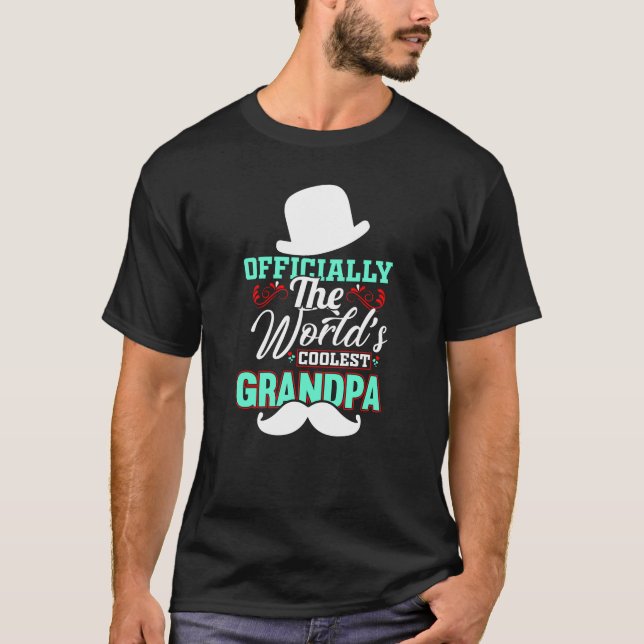 Officiellt Världshälsoorganisationen Kol Grandpa T Shirt (Framsida)